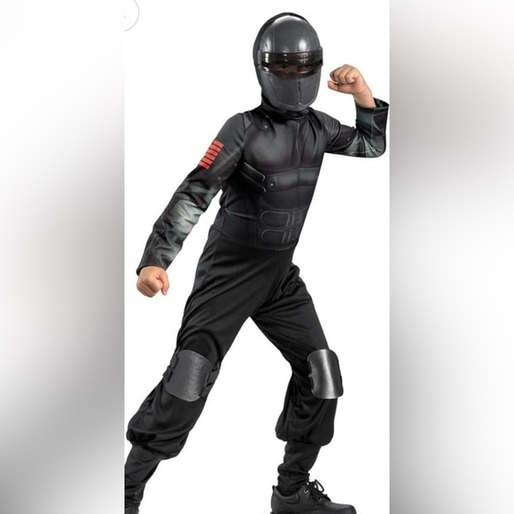 Disguise Costumes GI. Joe Retaliation Snake Eyes Classic, boys M Halloween - Picture 2 of 8
